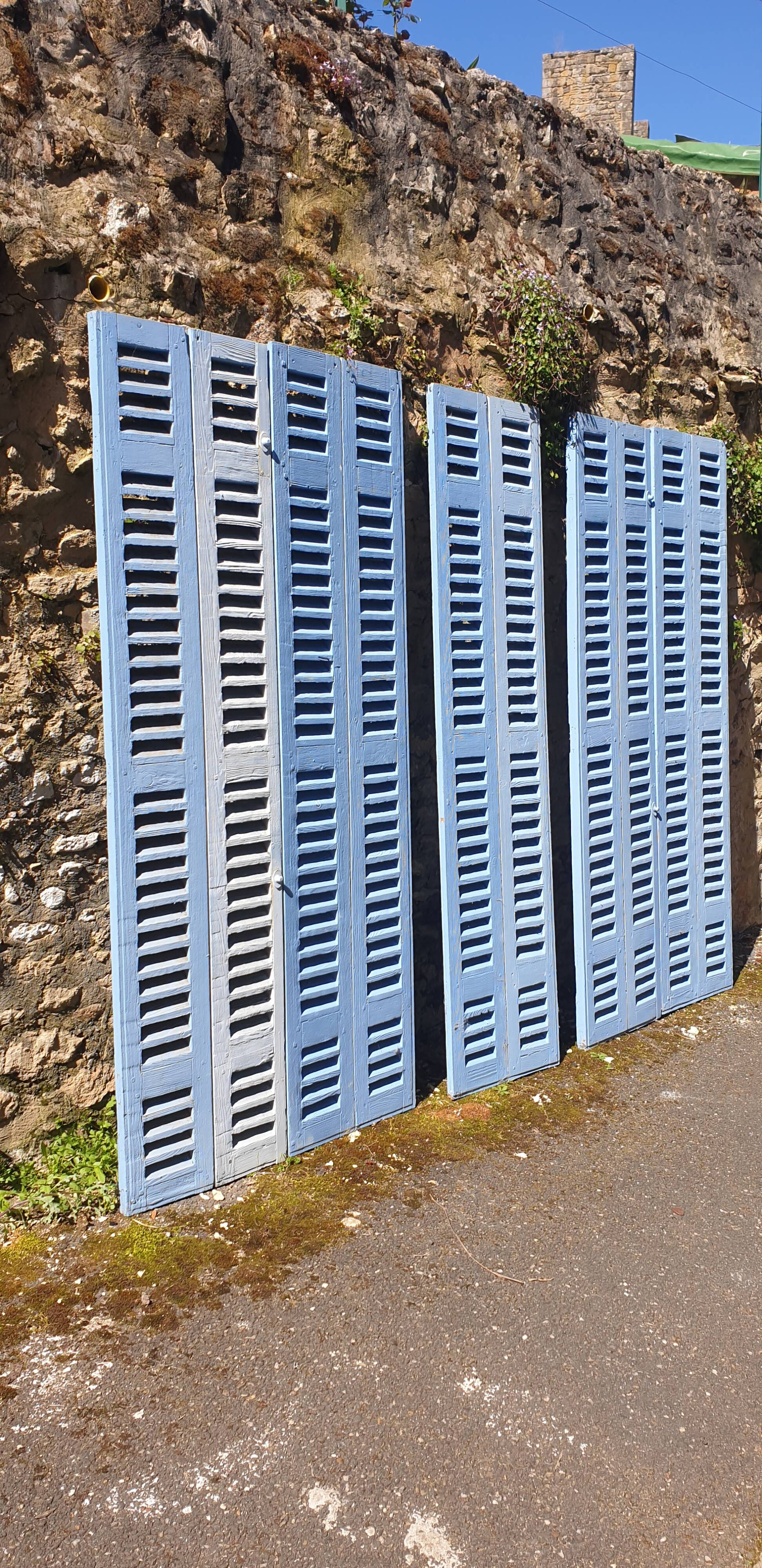 Set of Blue Shutters/Blinds - Late 19th Century