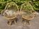 1960s Rattan Egg Chairs from France