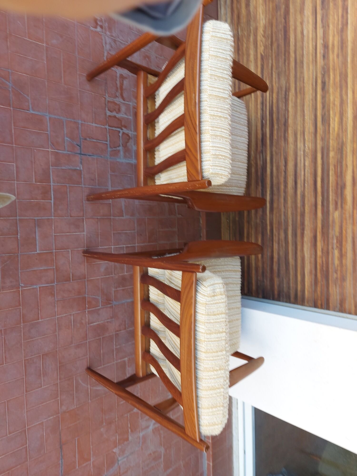 Scandinavian armchair Grete Jalk in teak, 50