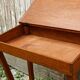 Wooden school desk and chair, 1950s