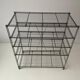 Free-standing industrial shelf with a metal structure, 4 shelves, 1960s, Germany.