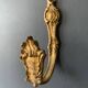 Pair of old gilded bronze curtain tiebacks, late 19th century
