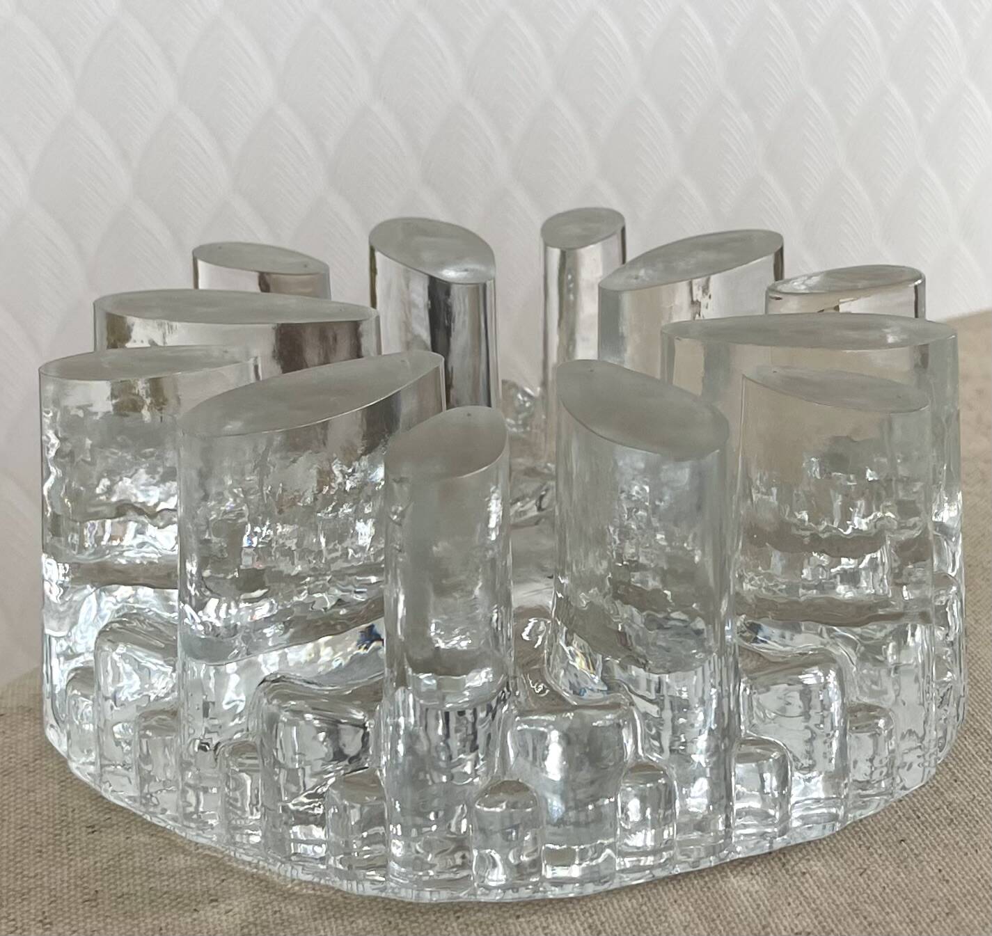Porte-bougie vintage  "Bel Mondo" 1970’s.