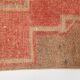 Tapis persan de couloir vintage rouge et marron