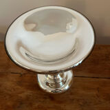 Coupe / calice en verre mercurisé soufflé  vintage