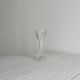 Small glass soliflore vase