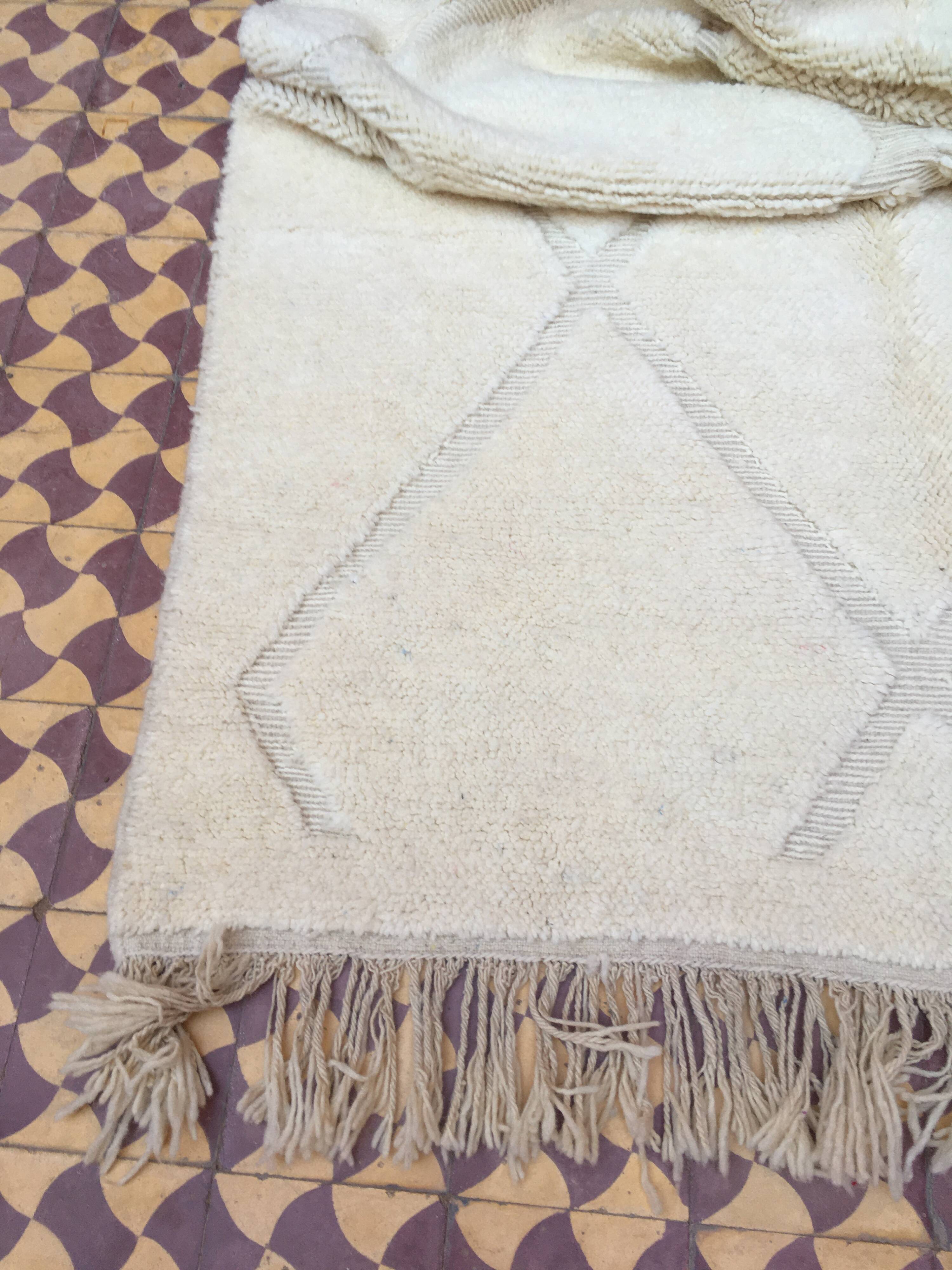 Moroccan Berber Beni Ouarain Rug 246 x 160 cm