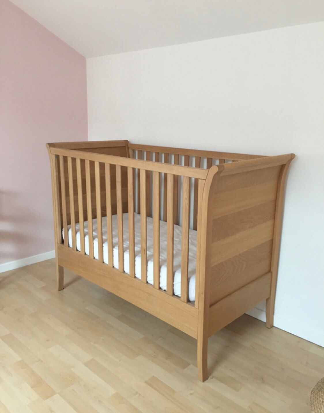 Solid wood jacadi cot