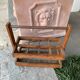 Old wooden bottle holder