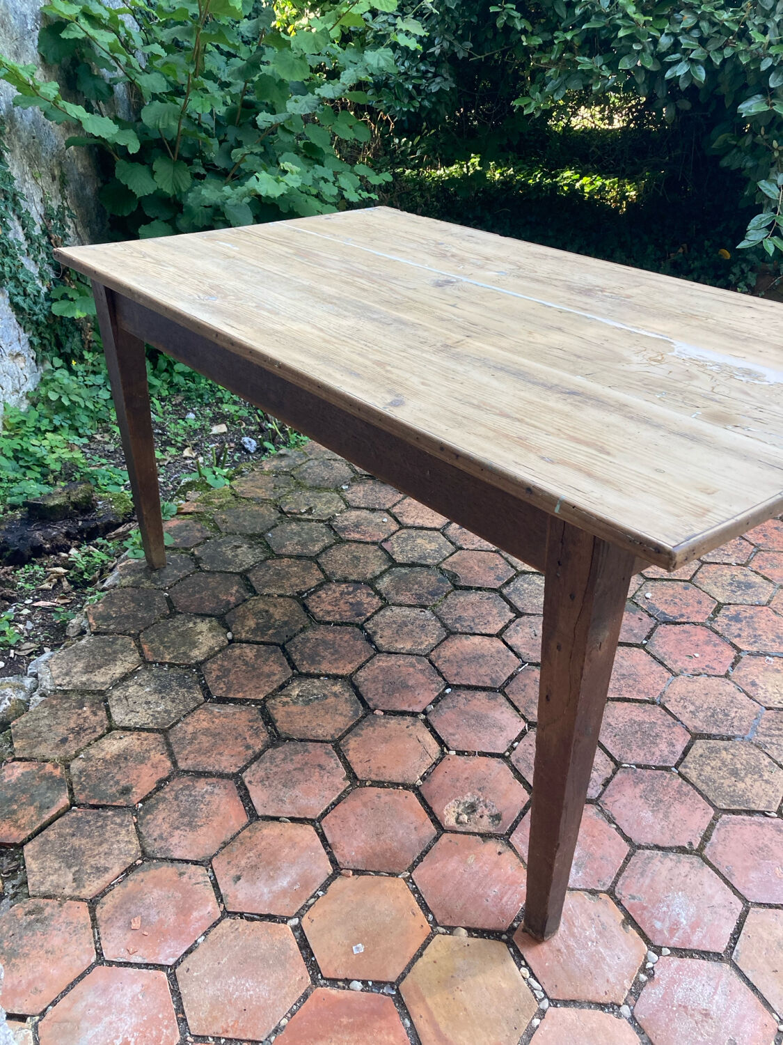 Vintage farmhouse table