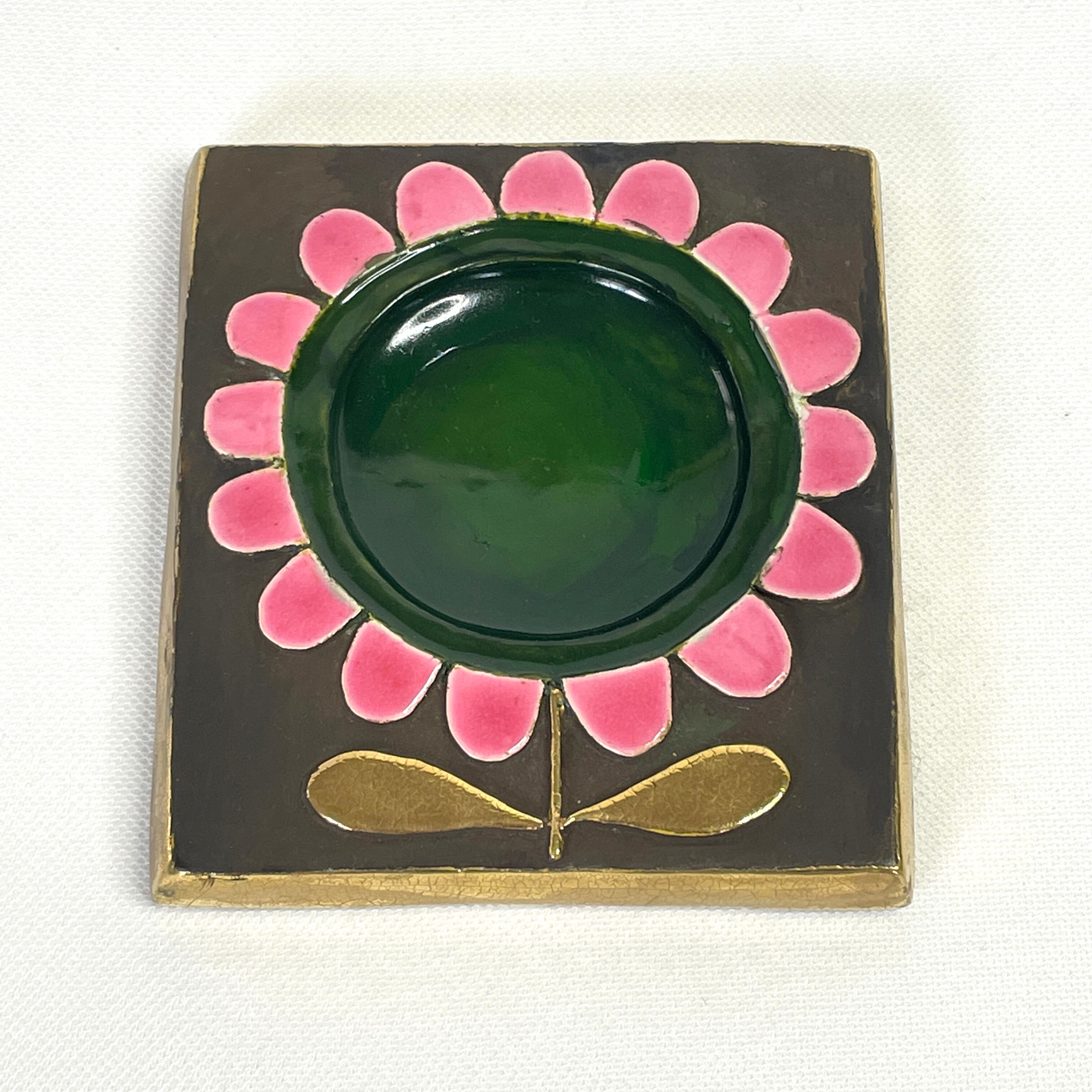 Rare Empty Baguier ceramic pocket by Mithé Espelt, 1975