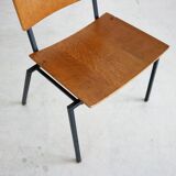 Set of 10 industrial chairs