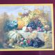 Set of 6 vintage Jason "Still Life Fruit" coasters, cork and durable.