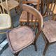 Set of 30 vintage bistro and restaurant chairs