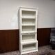 Classic English White Globe Wernicke Bookcase