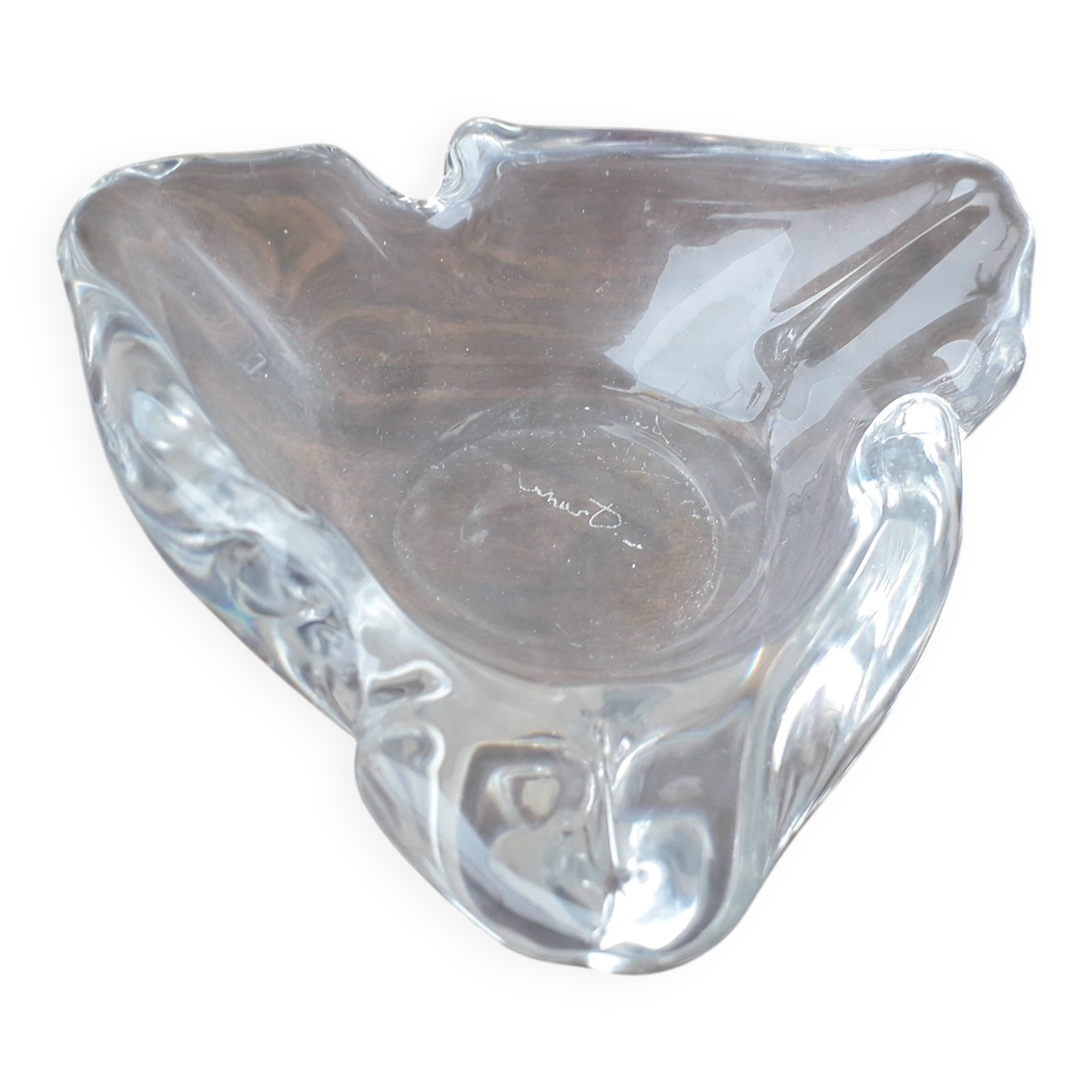 Schneider crystal ashtray