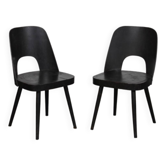Pair of chairs by Oswald Haerdtl for Ton, 1960
