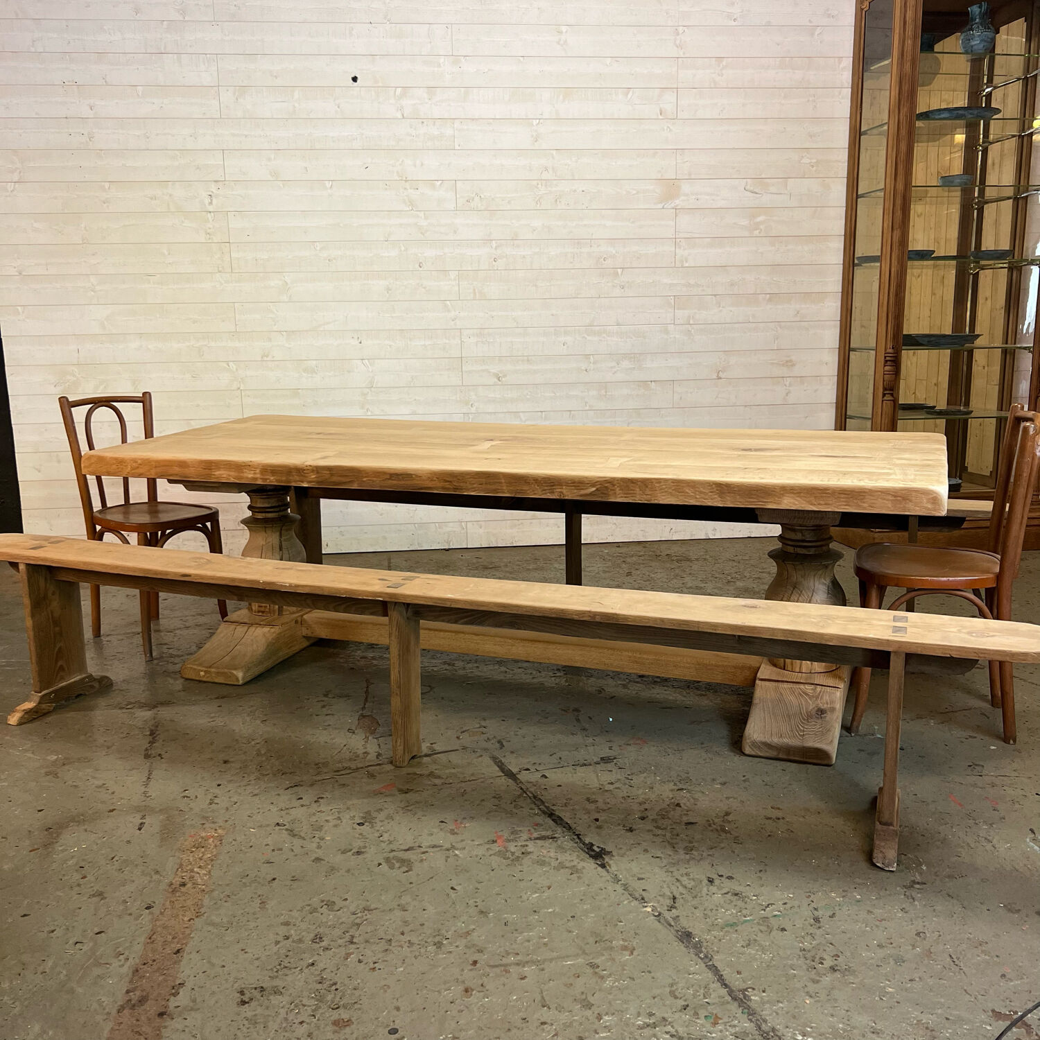 Table de ferme monastère en chêne