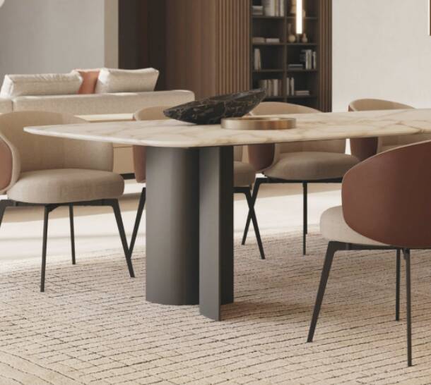 Gullwing design table by Gabriele and Oscar Buratti for Lema, made in Italy