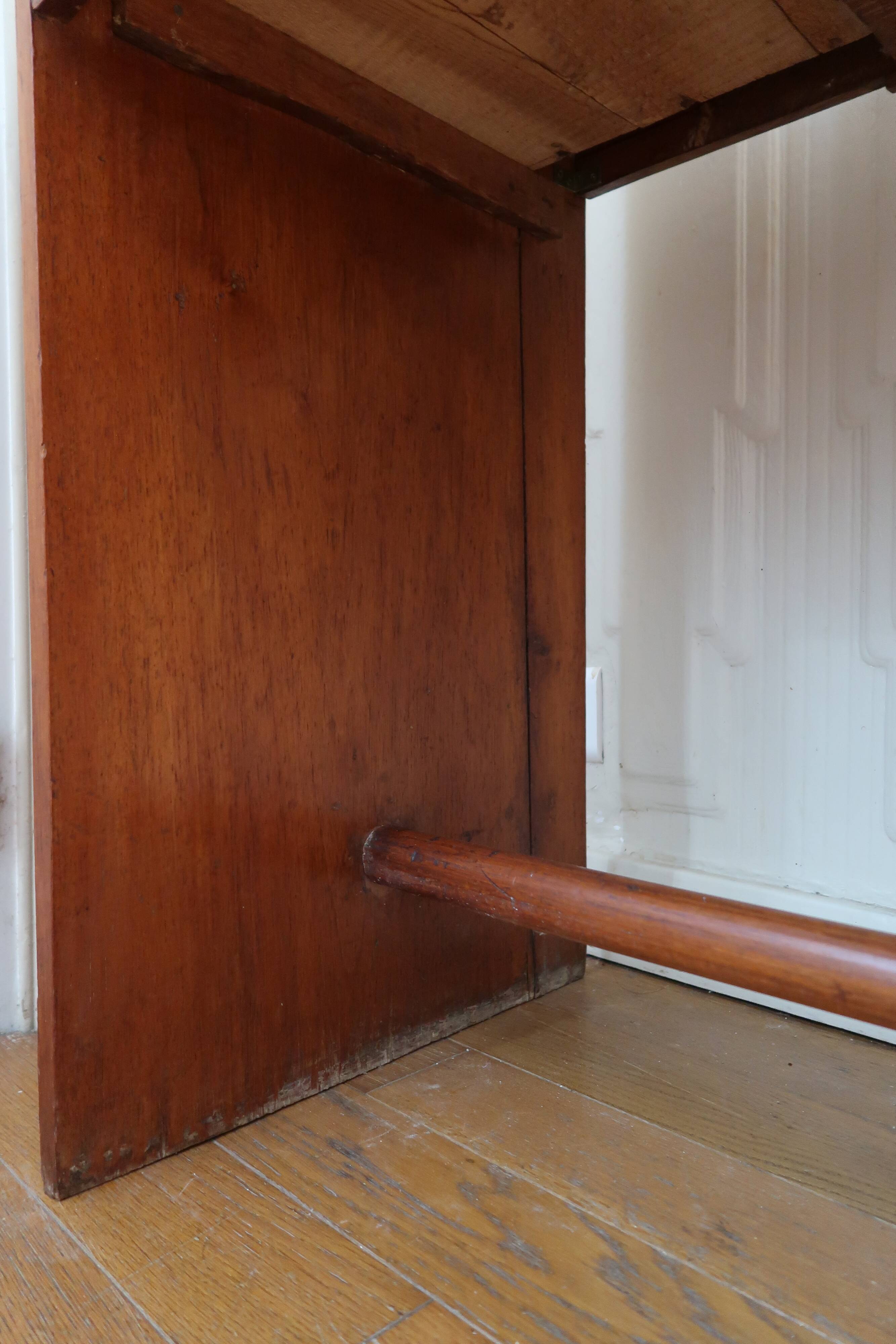 Brutalist side table console