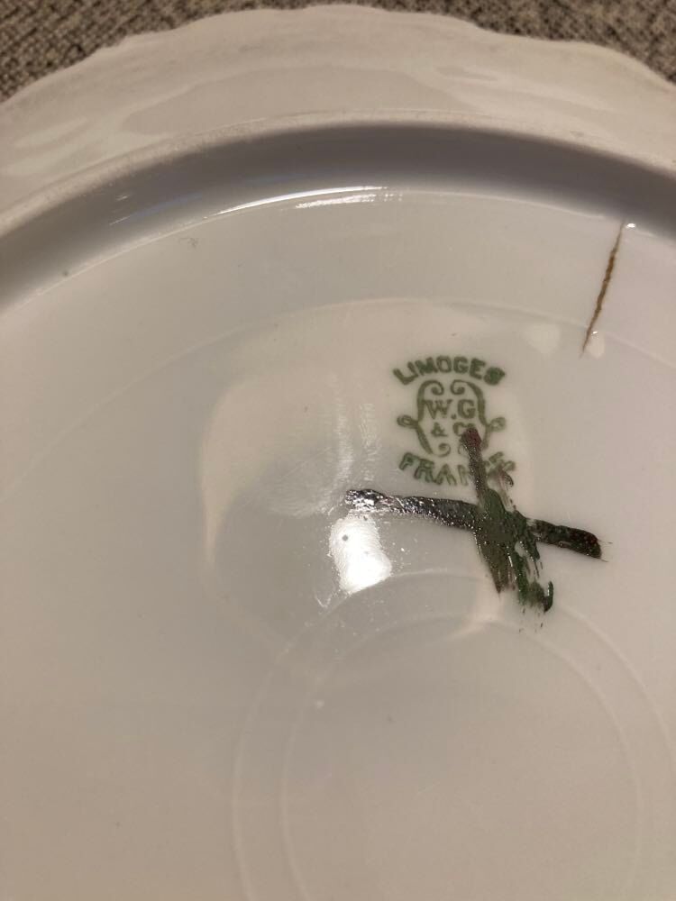 Limoges plate William Guerin