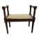 Petite banquette cannée de style Louis XVI