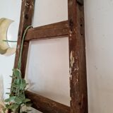 Old wooden farm ladder