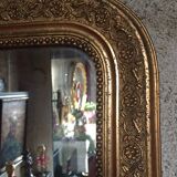 Golden Louis-Philippe mirror 50x68cm