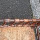 Chaise d'angle bois tourné assise paille