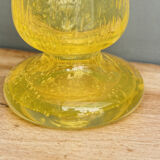 Vase en verre soufflé, bullé