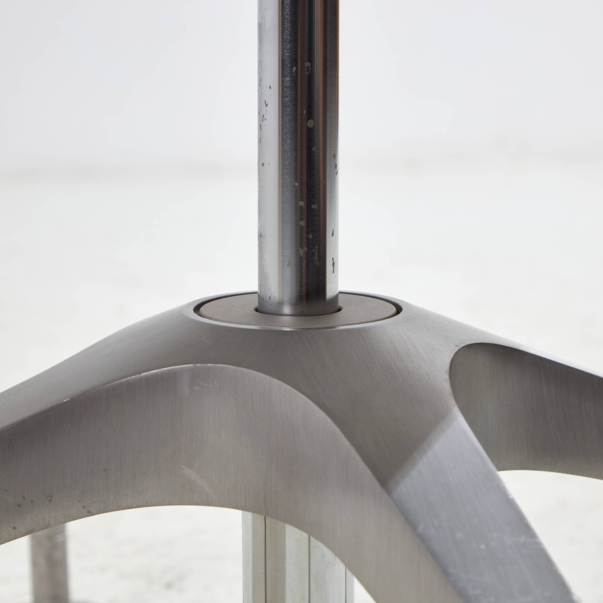 Chaise argentée par hadi teherani pour interstuhl (mk10281)
