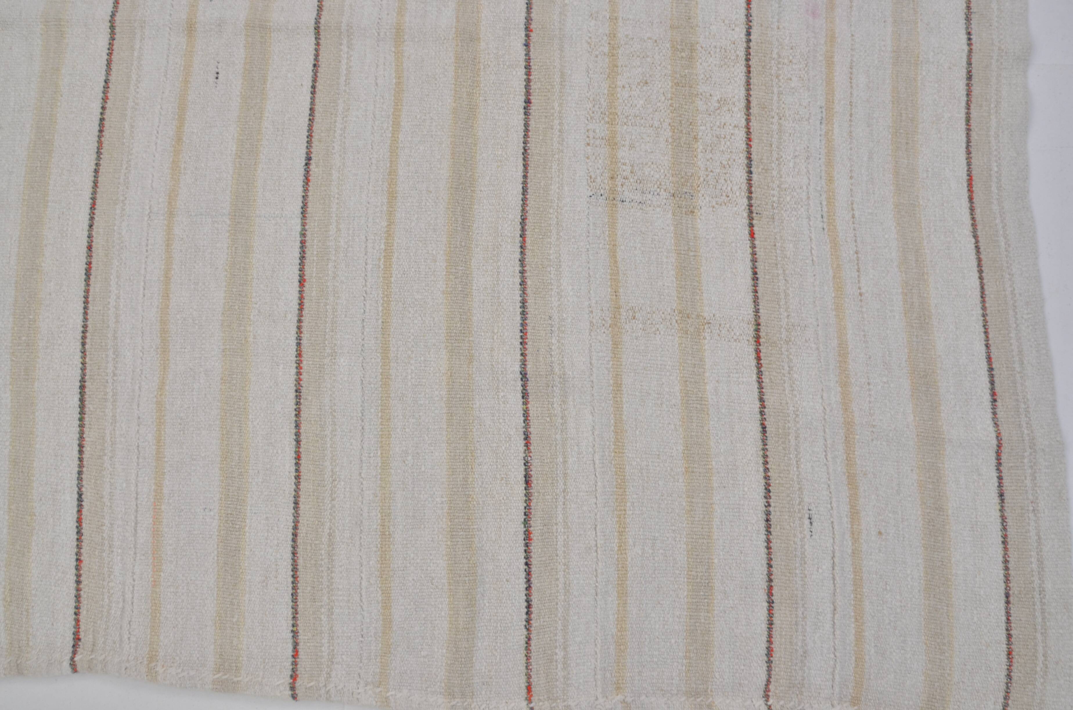 Oushak Stripe Hmep Kilim Rug sku 3661