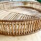 Vintage wicker and rattan tray