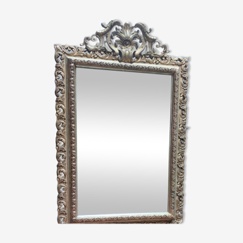 Gilded mirror of the Napoleon III period