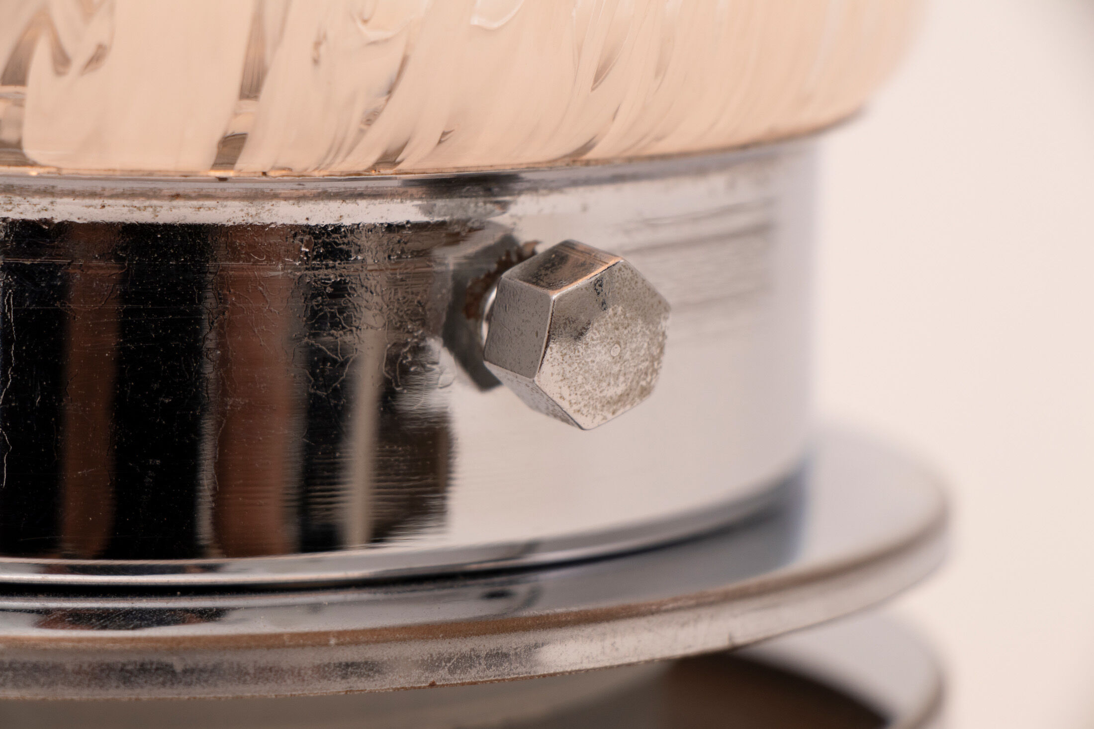 Midcentury Murano Glass Light Bulb Lamp