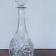 crystal wine decanter from Samabor, Czechoslovakia,