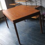 Teak extendable model 8 dining table by Johannes Andersen for Christian Linneberg, 1960s