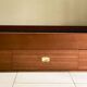 Scandinavian teak bed 70s-80s