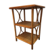 SHELF in RATTAN and WICKER 80s