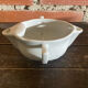Double Sauce Boat Antique PILLIVUYT Gras & Maigre White Porcelain #D