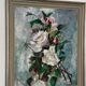 Original Oil on Canvas – “Flower Still Life” By M. Hellberg