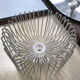 Vintage Johansson white metal fruit bowl