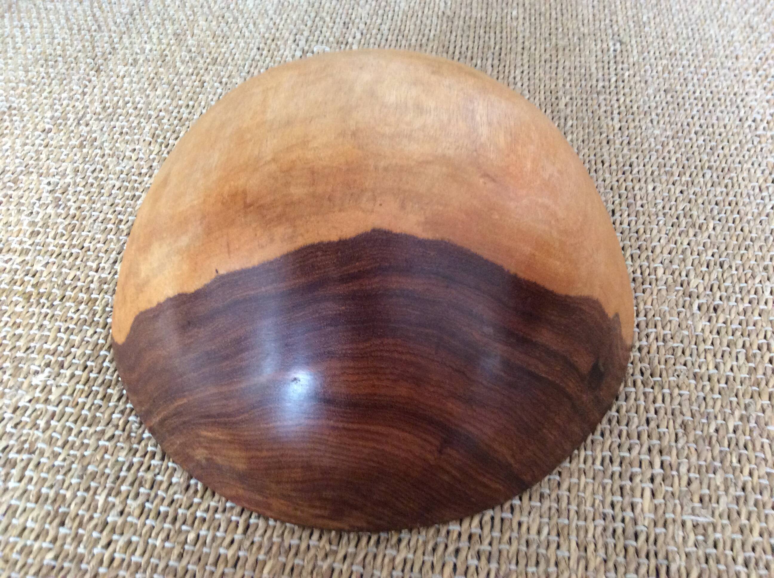 Wooden salad bowl