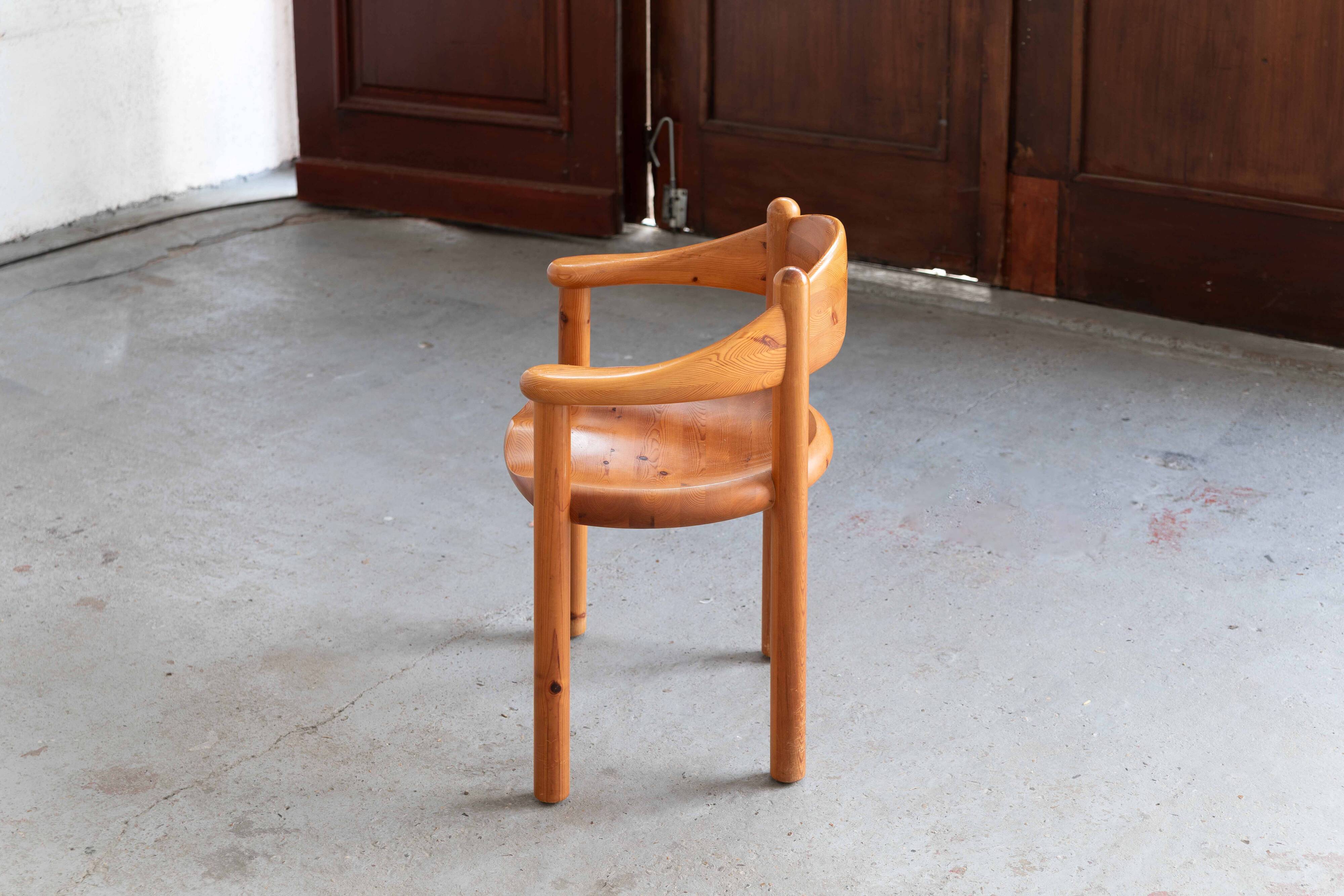 Ensemble de 6 chaises de salle à manger par Rainer Daumiller, années 1970