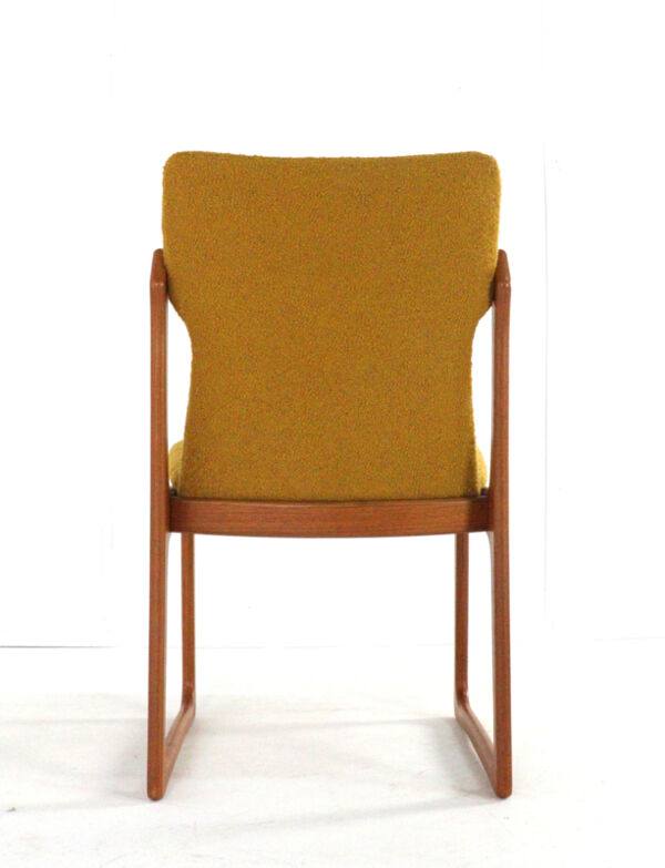 Ensemble de 6 chaises de salle à manger Vamdrup 'Nyhavn' - nouvelle tapisserie restaurée