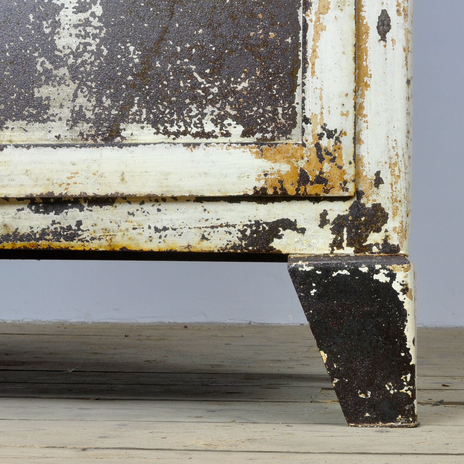 Vintage Steel And Glass Medical Cabinet, 1930's