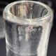 Liquor cabaret - Art Deco - Blown and cut crystal, mahogany or ebony macassar and stainless steel