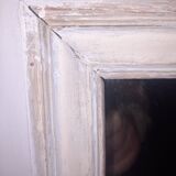 Woodwork trumeau with two mirrors
