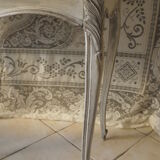 Former white grey patina hairdresser mirror table 2 Shabby chic drawer