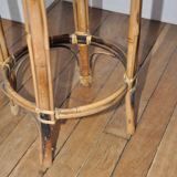 Hot seat in rattan and wicker